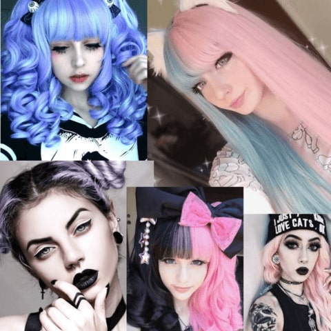 pastel goth hair styles pastel goth hair styles