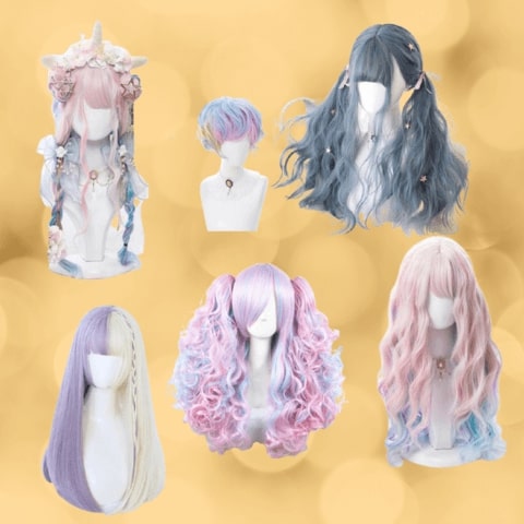 pastel goth hairstyle wigs pastel goth hairstyle wigs
