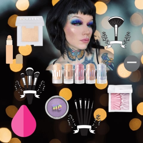 pastel goth girl makeup highlighter pastel goth girl makeup highlighter