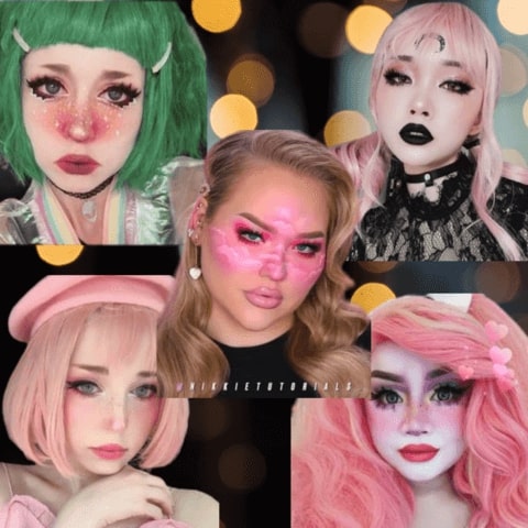pastel goth girl makeup pastel goth girl makeup